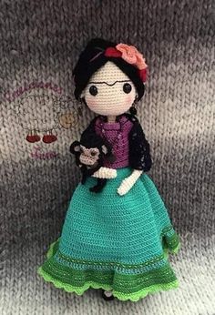 Patr N Gratis Mar A Mazahua Mu Eca Amigurumi Paso A Paso En Espa Ol