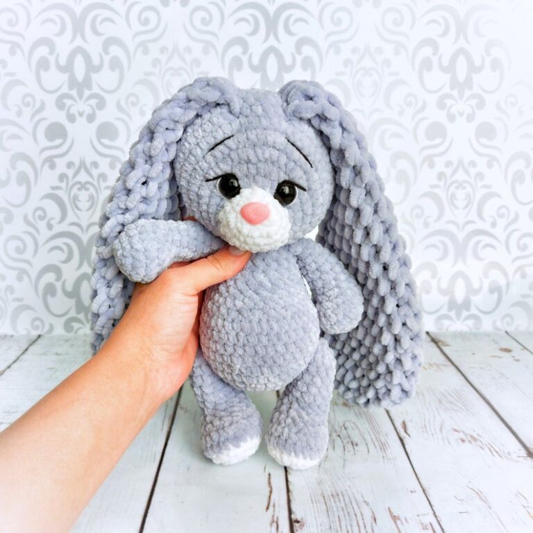 Patr N Gratis Llavero De Conejo Amigurumi Paso A Paso Crochetisimo