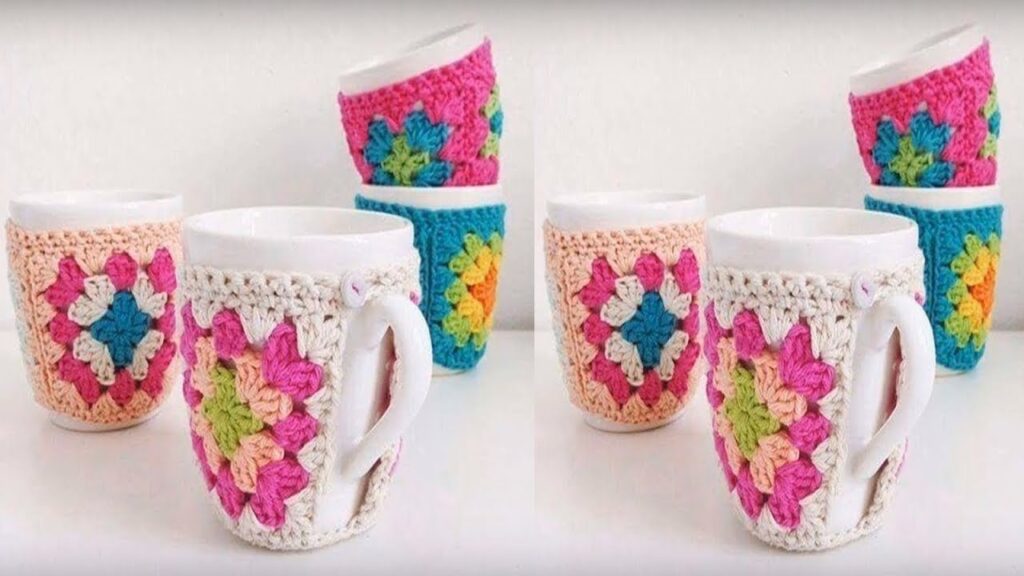 Patr N Gratis Funda Taza A Crochet Paso A Paso Crochetisimo