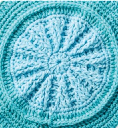 Patr N Gratis Hermosa Manta Hexagonal Afgana En Crochet Crochetisimo