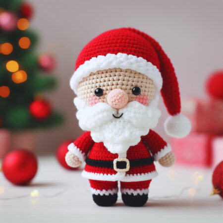 Papa Noel Juguete Amigurumi Patron Gratis Crochetisimo