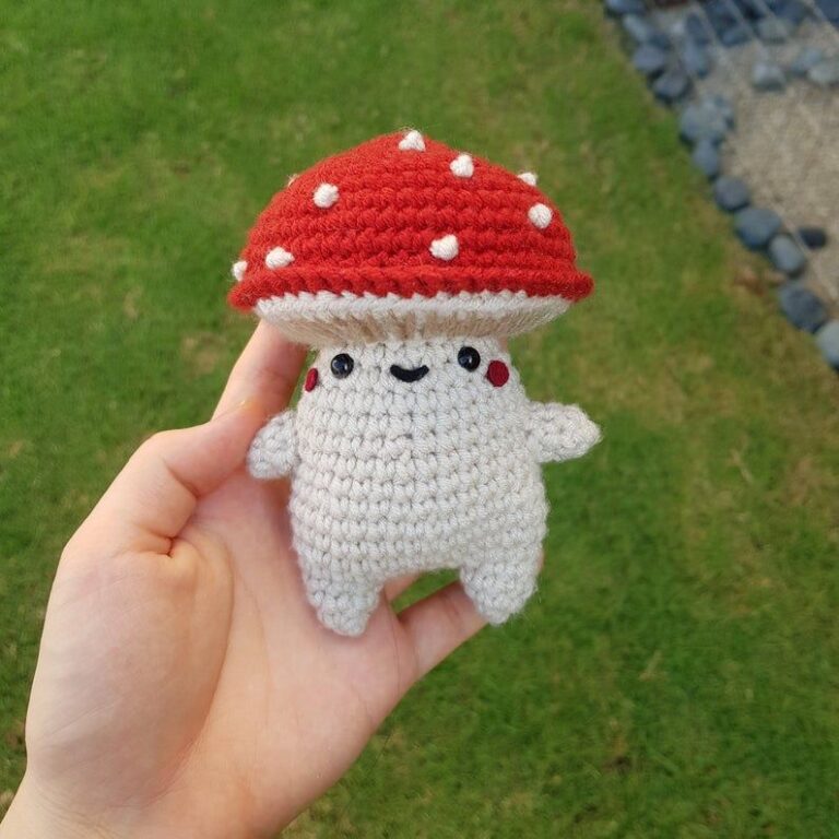 PATRON GRATIS Hongos Amigurumi paso a paso Crochetisimo