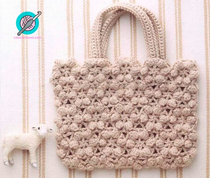 Cómo hacer un bonito bolso tejido a crochet :: Patrones para tejer