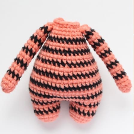 Lindo Mini Tigre PDF Amigurumi Patrón Gratis Paso a Paso
