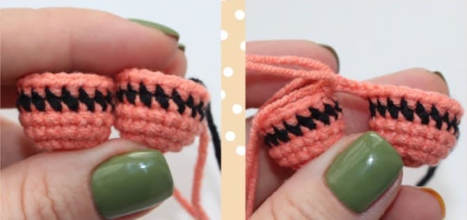 Lindo Mini Tigre PDF Amigurumi Patrón Gratis Paso a Paso