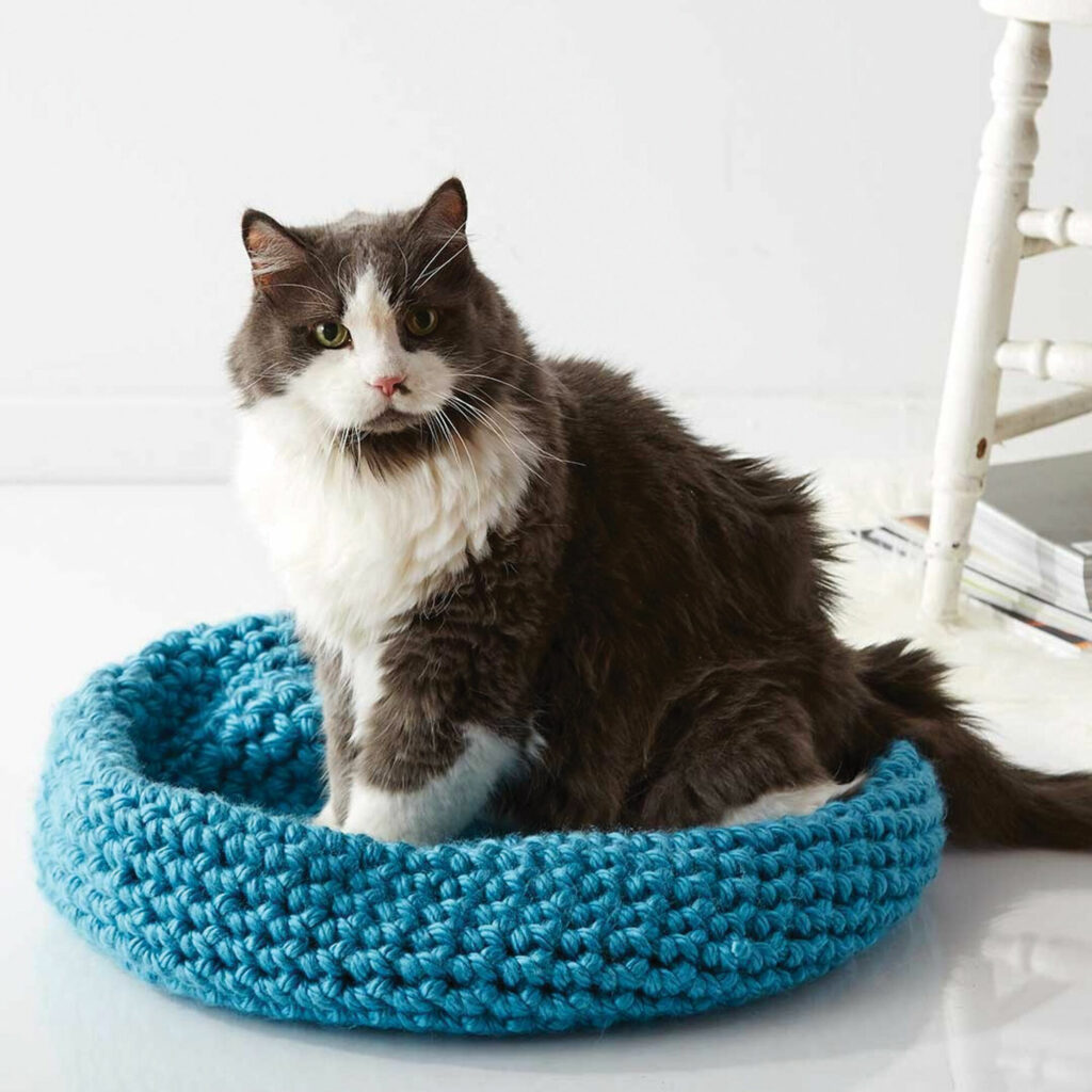 Cama para gatos cheap crochet