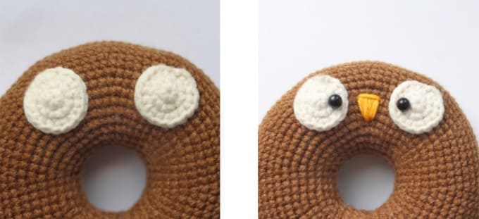PDF Rosquilla De Búho Amigurumi Patrón Gratis Paso a Paso