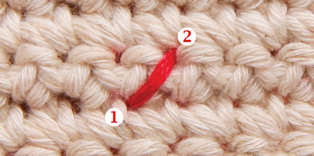 como hacer punto de cruz en crochet paso 01 como hacer punto de cruz en crochet paso 01