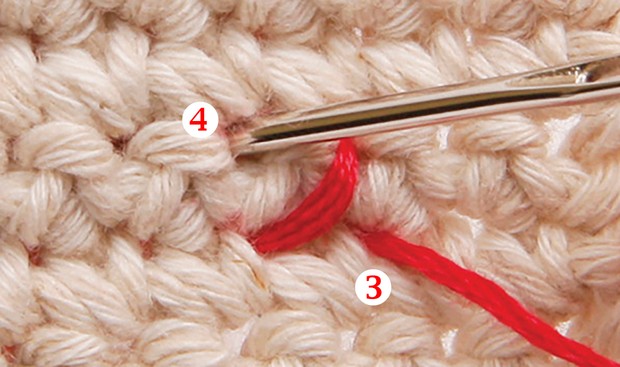 como hacer punto de cruz en crochet paso 02 como hacer punto de cruz en crochet paso 02