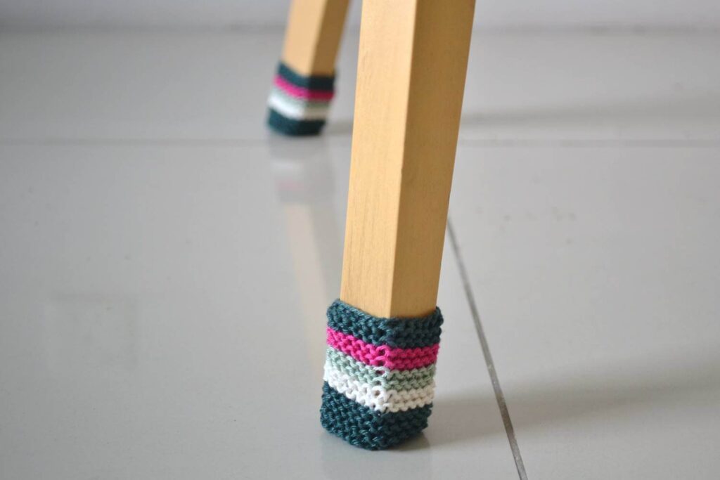 Calcetines de silla patrón de tejido gratis