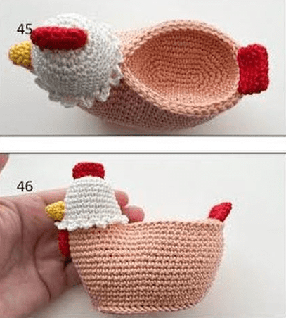 Pollo de Pascua Amigurumi PDF Patrón Gratis