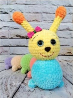 PDF Peluche Oruga Patron Gratis Paso A Paso Chifres