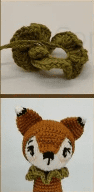 PDF Sonajero De Zorro Amigurumi Patron Gratis Paso A Paso Cuello Volante