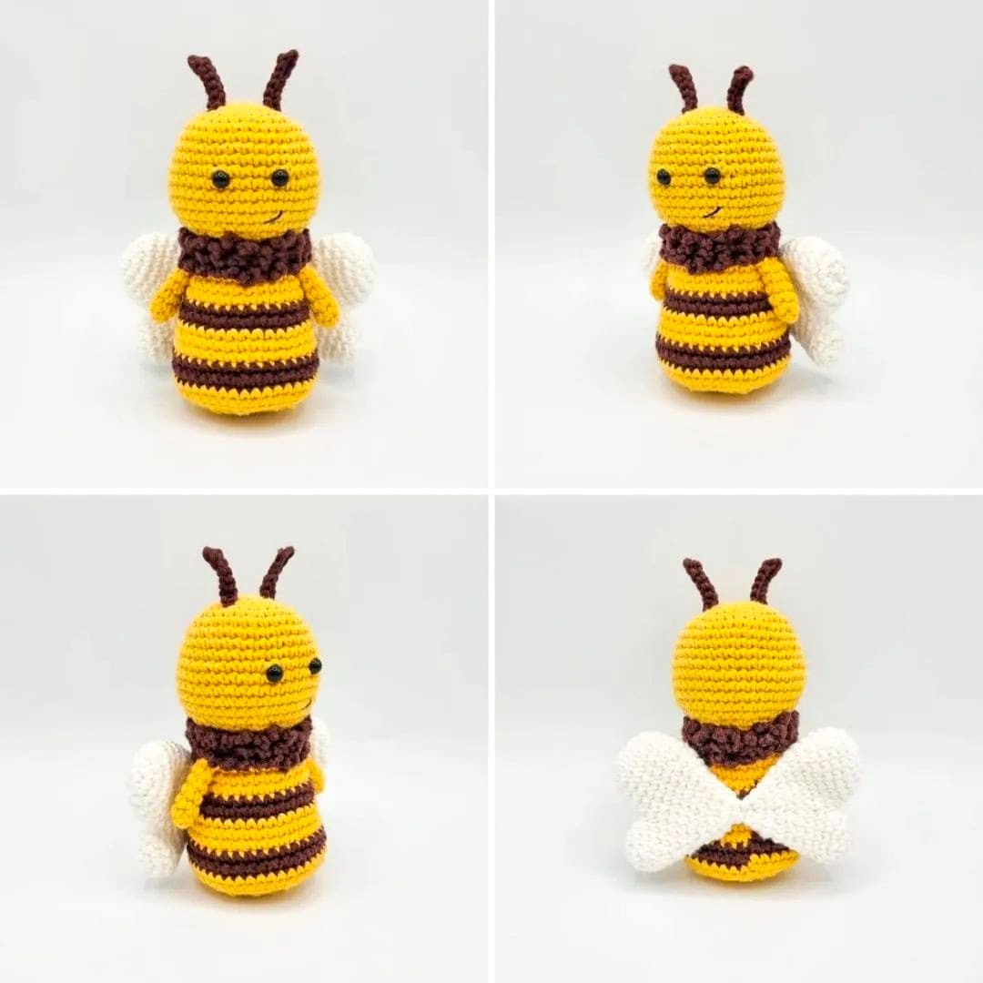 Amigurumi Abeja Albahaca PDF Patron Gratis 2