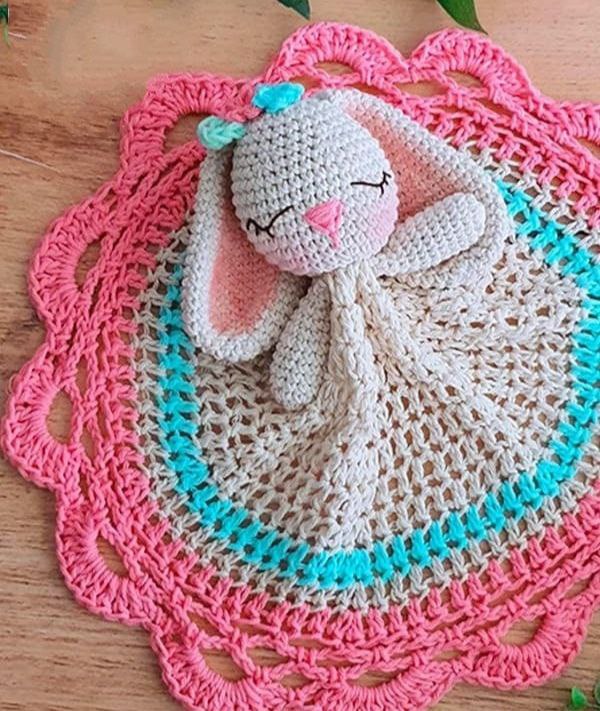 PatrÓn Gratis Manta De Apego Para Bebé Conejita Dormilona A Crochet Crochetisimo