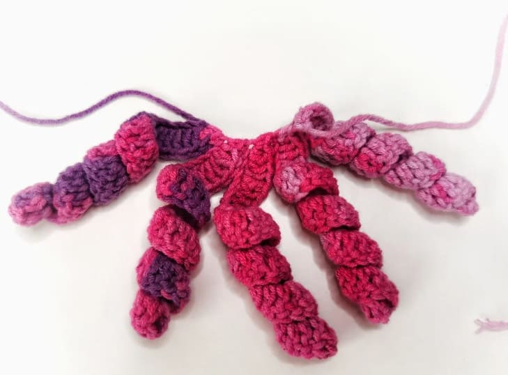 Amigurumi Lindo Unicornio PDF Patron Gratis Paso A Paso Melena 4