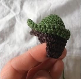 Amigurumi Muneca Alpino PDF Patron Gratis Paso A Paso Cabello