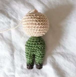 Amigurumi Muneca Alpino PDF Patron Gratis Paso A Paso Piernas Cuerpo