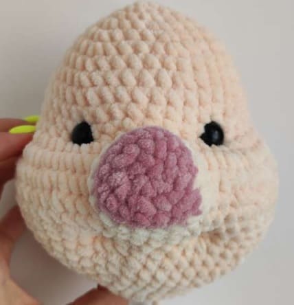 Amigurumi Piglet PDF Patron Gratis Paso A Paso Apertando A Boca 3