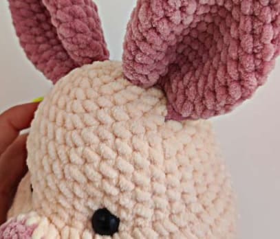Amigurumi Piglet PDF Patron Gratis Paso A Paso Orejas 1