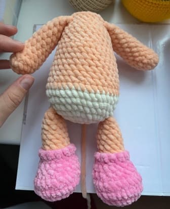 PDF Conejito De Peluche Amigurumi Patron Gratis Paso A Paso Cuerpo3