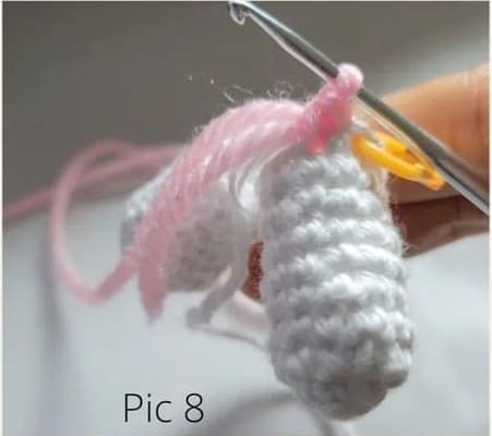 Amigurumi Hello Kitty Patron Gratis Paso A Paso Cuerpo5
