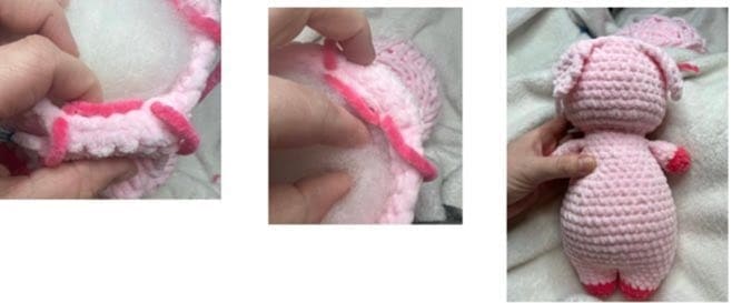 Amigurumi Peluche Mama Cerdo PDF Patron Gratis Paso A Paso Cabeza1