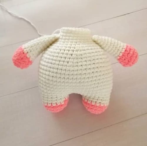 Facil Amigurumi Unicornio Leela PDF Patron Gratis Cuerpo Piernas