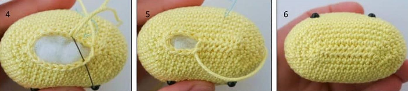 Pollito De Pascua PDF Amigurumi Patrón Gratis