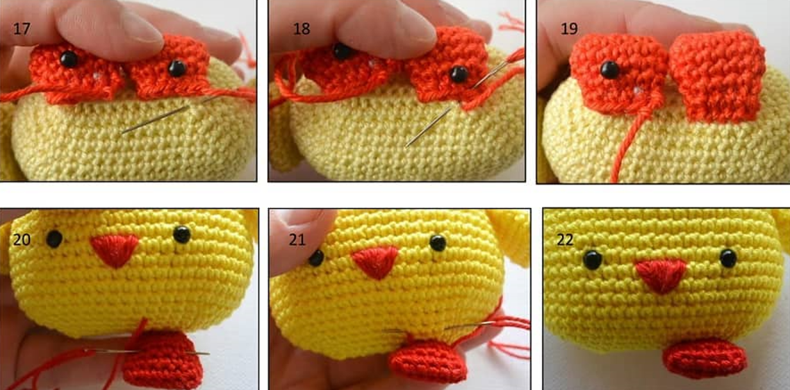 Pollito De Pascua PDF Amigurumi Patrón Gratis