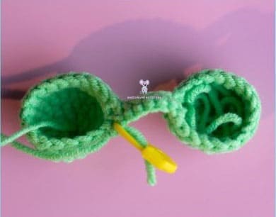 Rana Manzana Amigurumi PDF Patron Gratis Paso A Paso Piernas