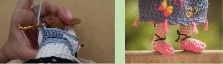 Paso A Paso Maribel PDF Amigurumi Patron Gratis Falda