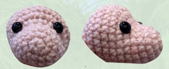 Amigurumi Dino PDF Patron Gratis Paso A Paso Cabeza
