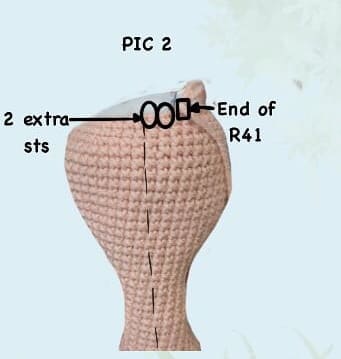 Amigurumi Dino PDF Patron Gratis Paso A Paso Cuerpo Cola3
