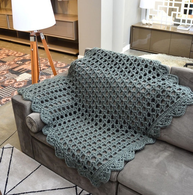 Mantas para sofá de lana
